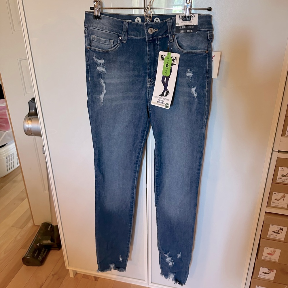 Peace Love Eco Medium Wash Skinny Jeans
